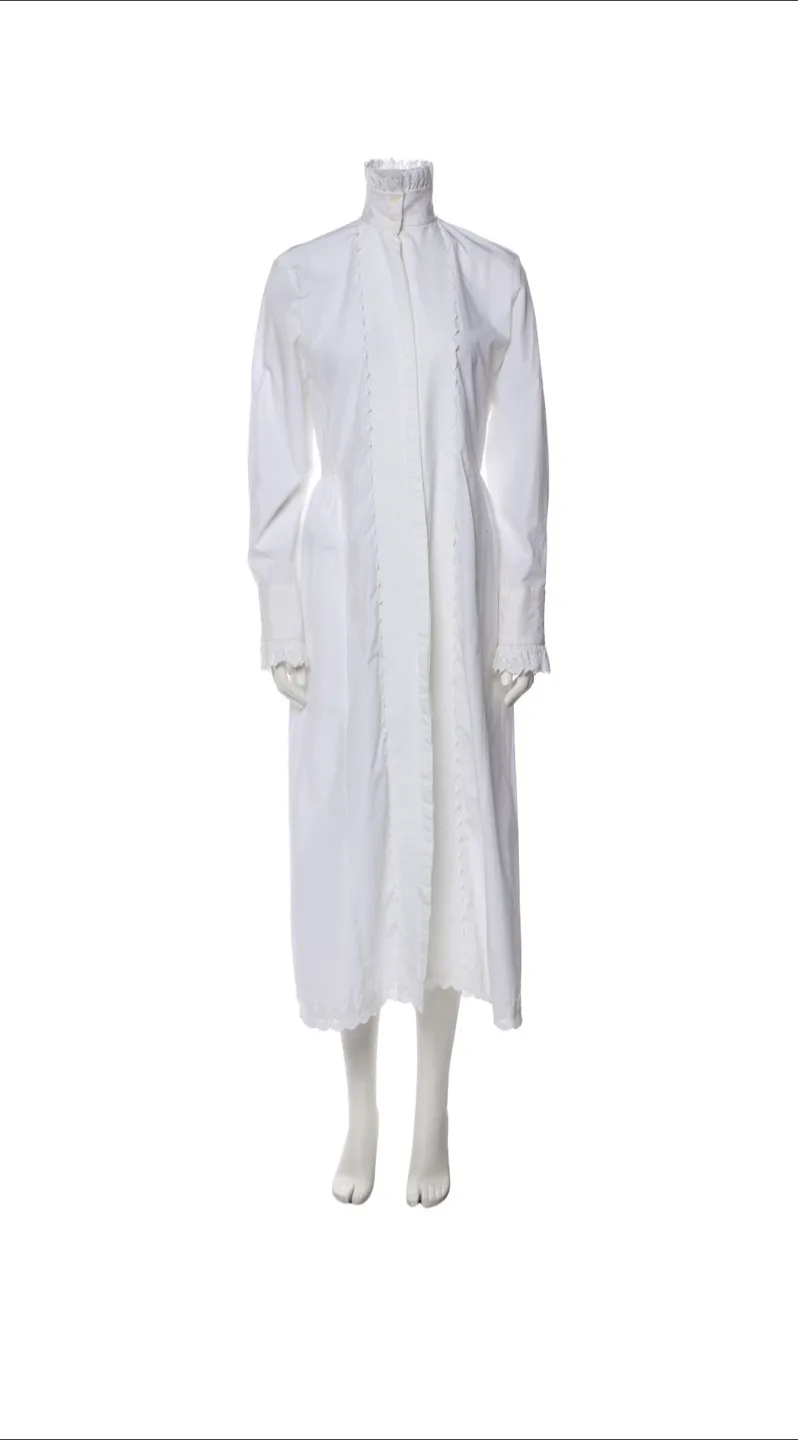 Paco Rabanne 파코라반 화이트 롱 셔츠 원피스