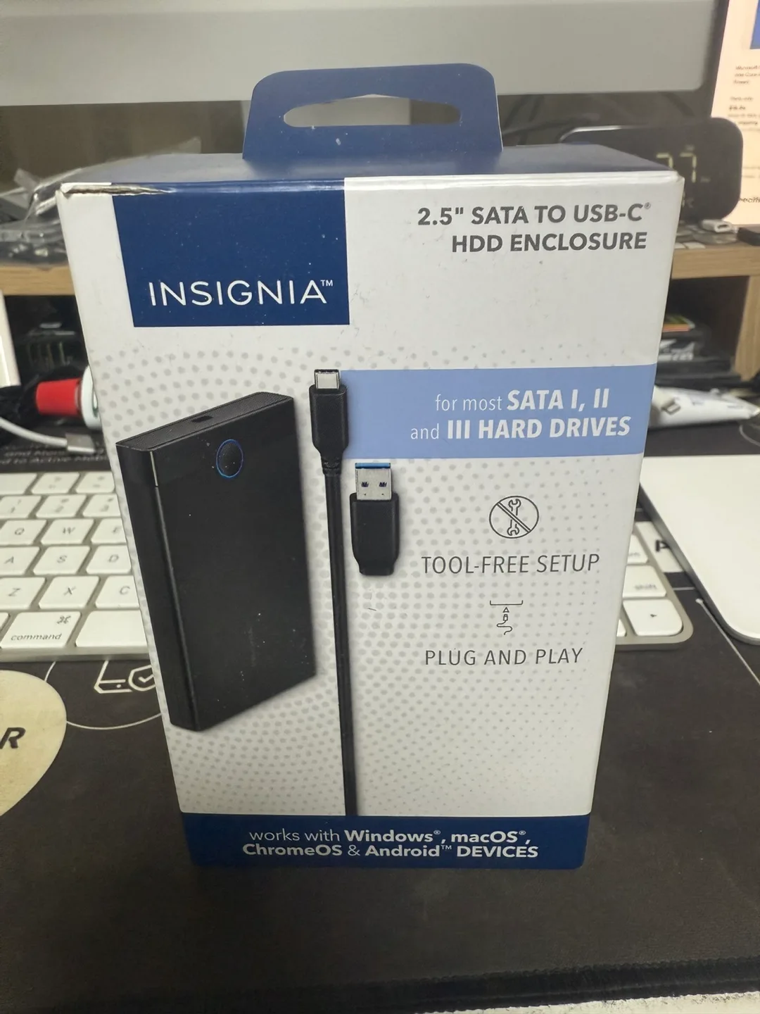 인시그니아 2.5인치 SATA to USB-C 외장