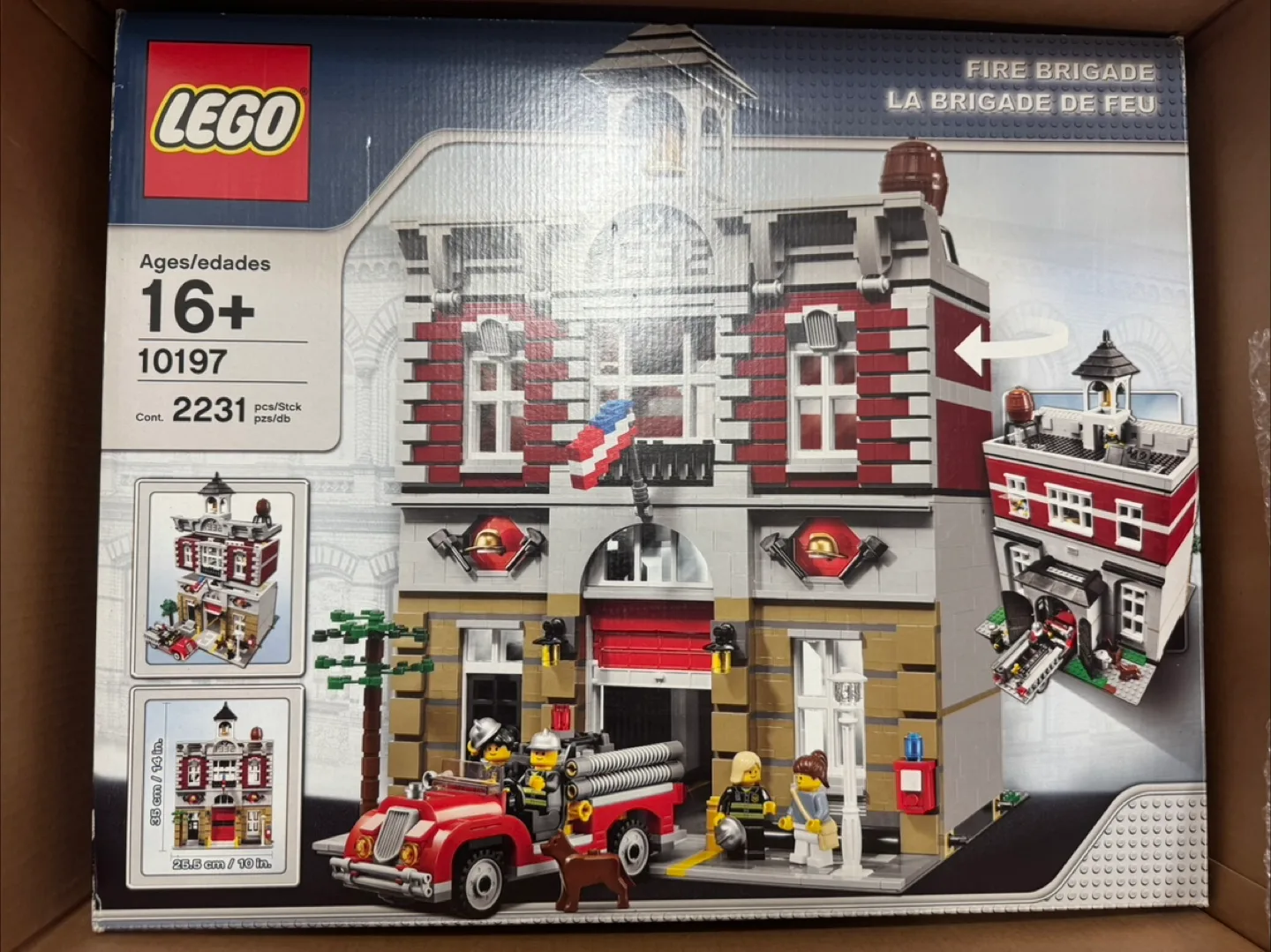 레고 10197소방대(중고)