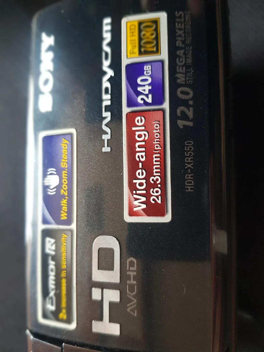 소니 HDR-XR550 핸디캠