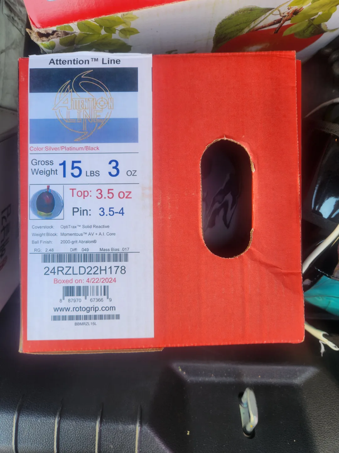 로또그립 어텐션라인 15파운드 중고볼