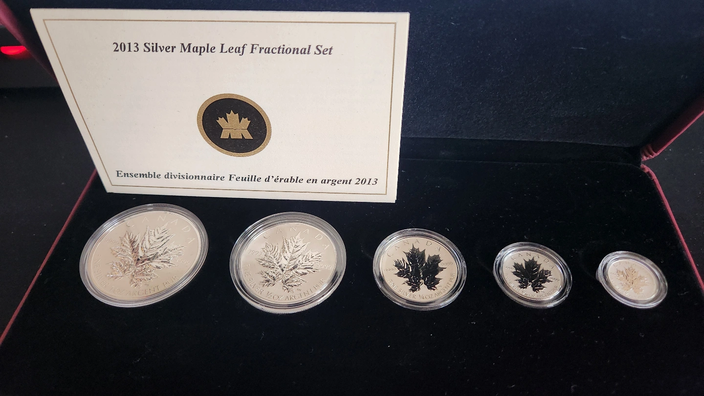 2013 메이플 리프 25주년 실버 리버스프루프 5코인 세트 | 취미/게임/음반 | 당근 중고거래