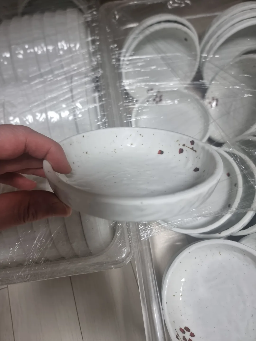 멜라민 앞접시 120개 (중고60새거60)