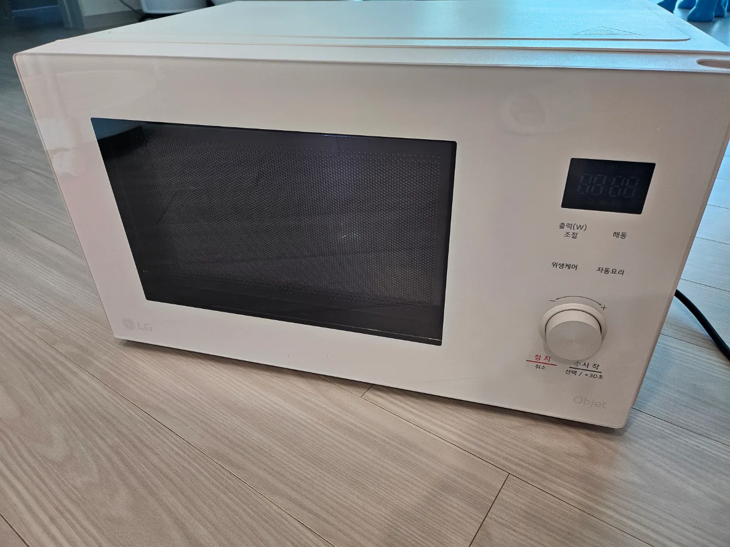 LG 오브제 전자레인지 (MWJ25E / 베이지색)