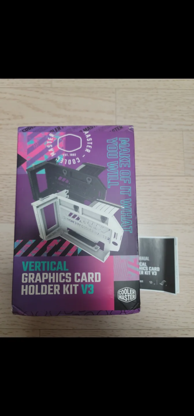 [라이저키트][중고]쿨러마스터 Vertical Graphics Card Holder Kit V3 화이트