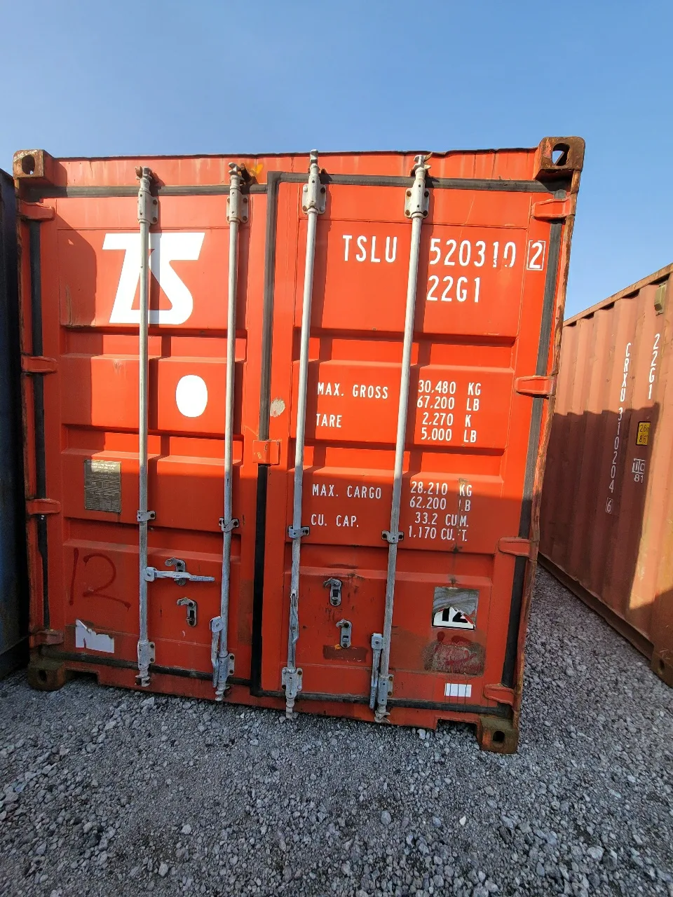 수출용컨테이너(중고) 2.4x6
