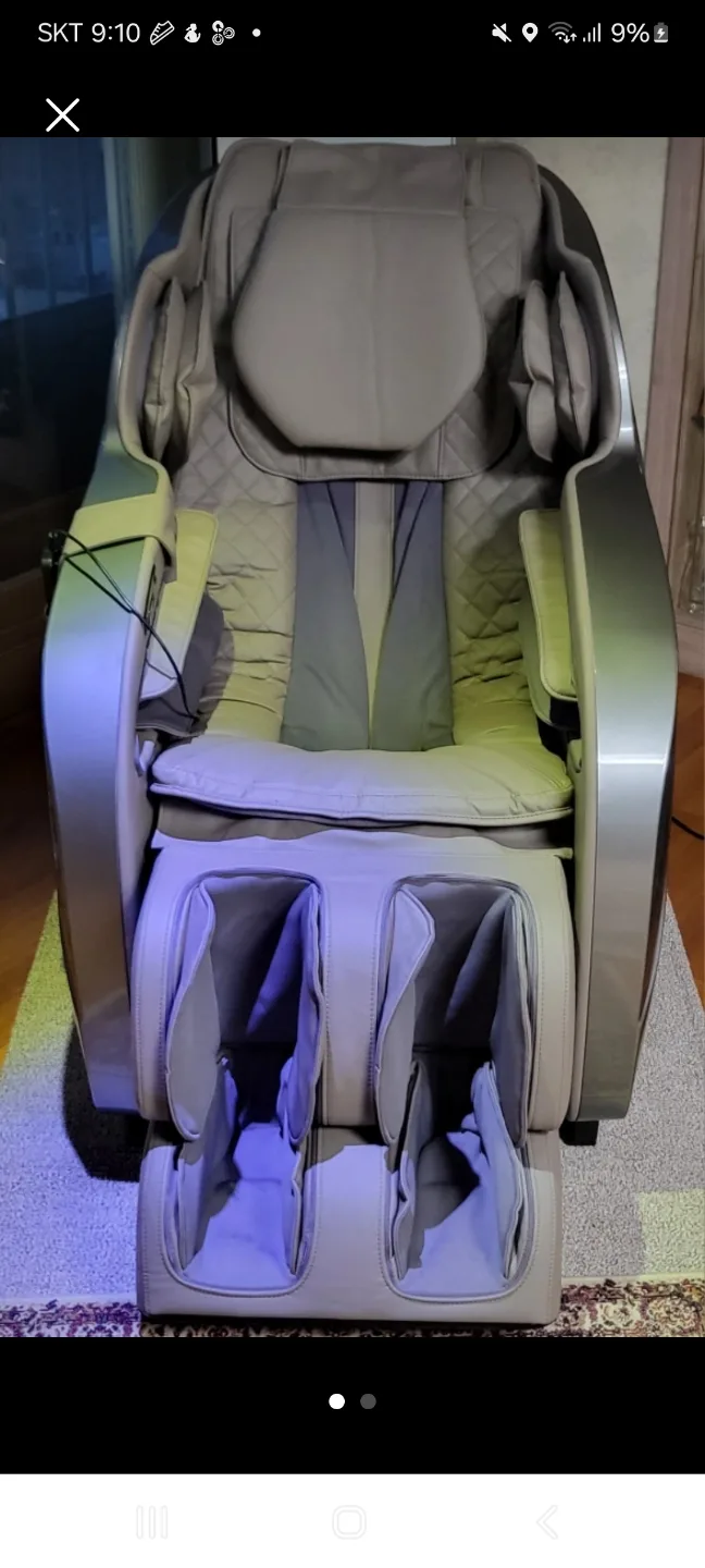 (급처)제스파 컴포르테 안마의자 모던그레이