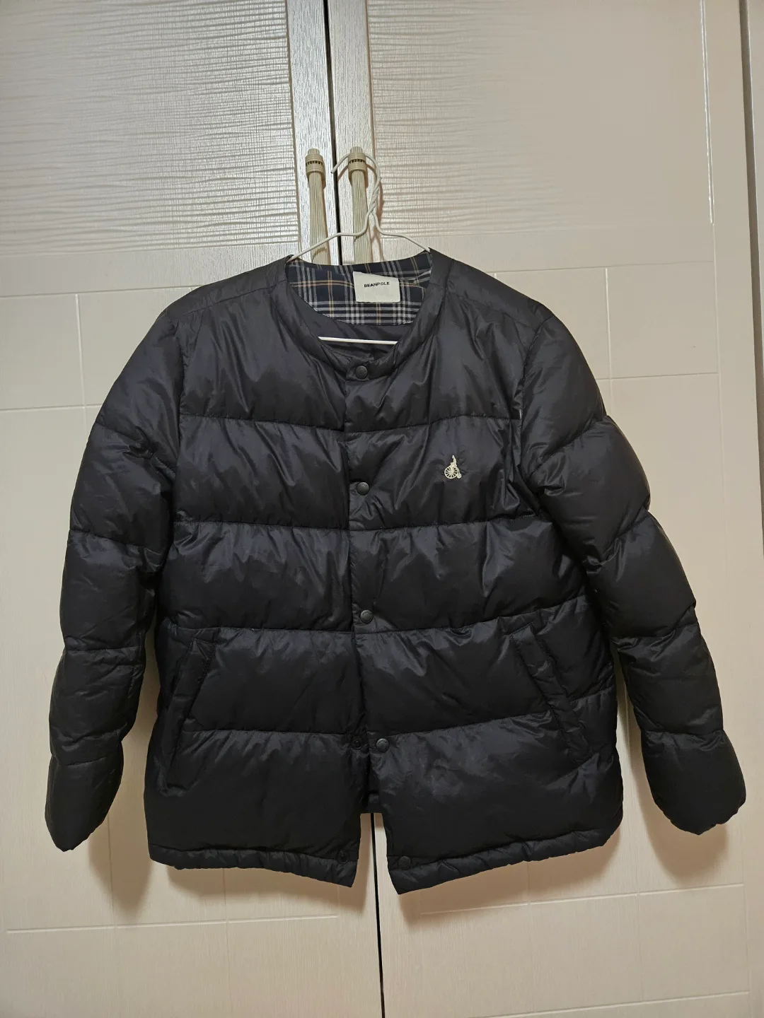 빈폴 블랙 경량 키즈 패딩