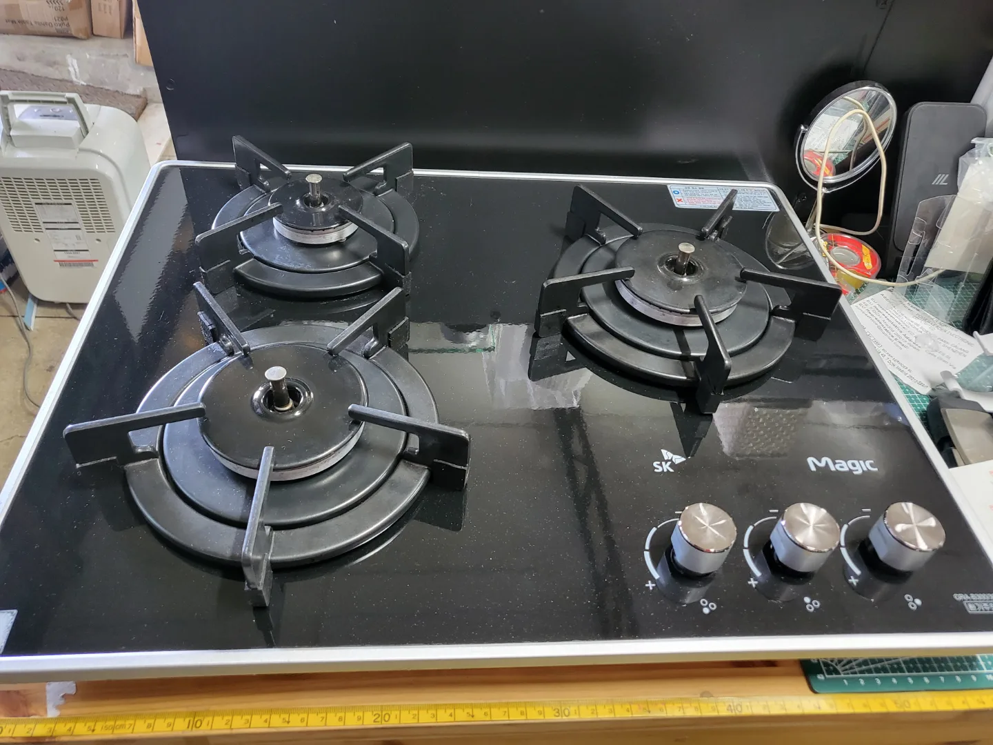 도시가스SK매직 3구 가스레인지 GRA-B301KD