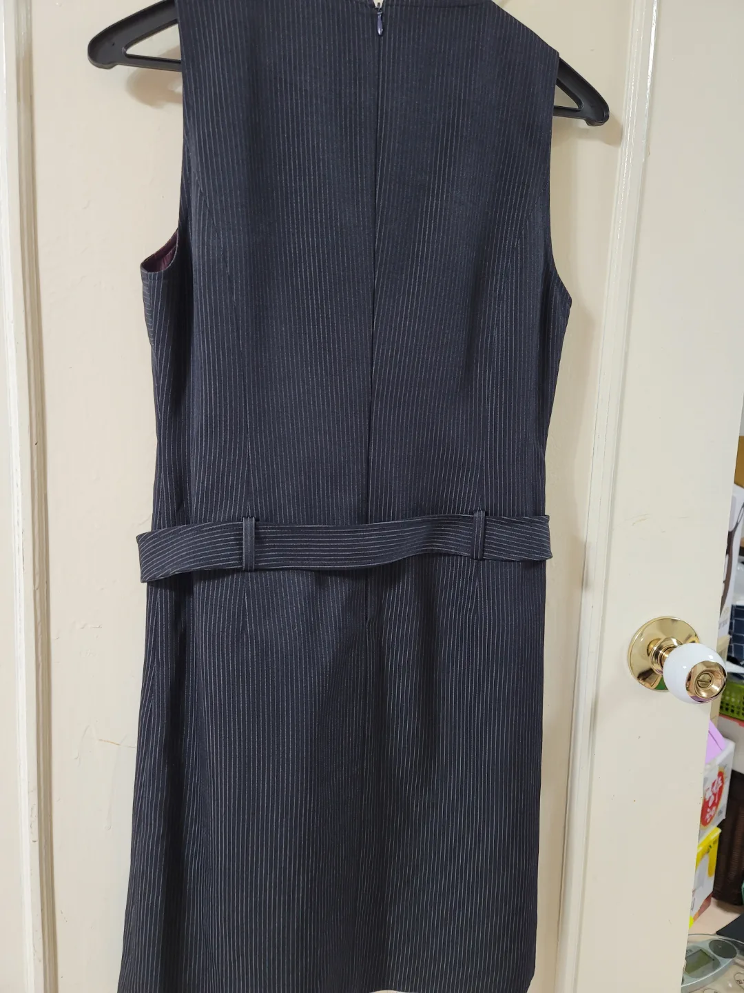 ◆민소매 날씬한원피스 권색체크