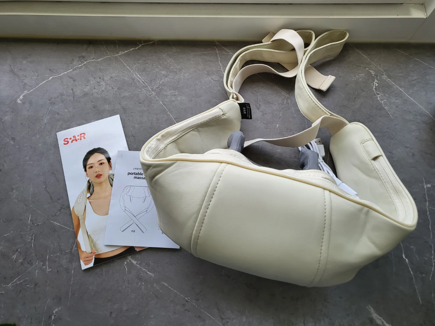 S:AR 스파알 휴대용 목어깨 마사지기