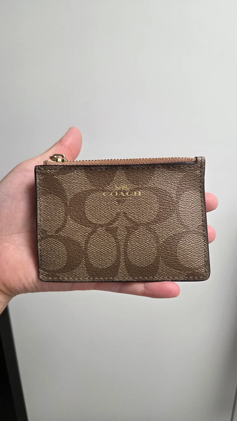 코치 정품 카드지갑 (중고)