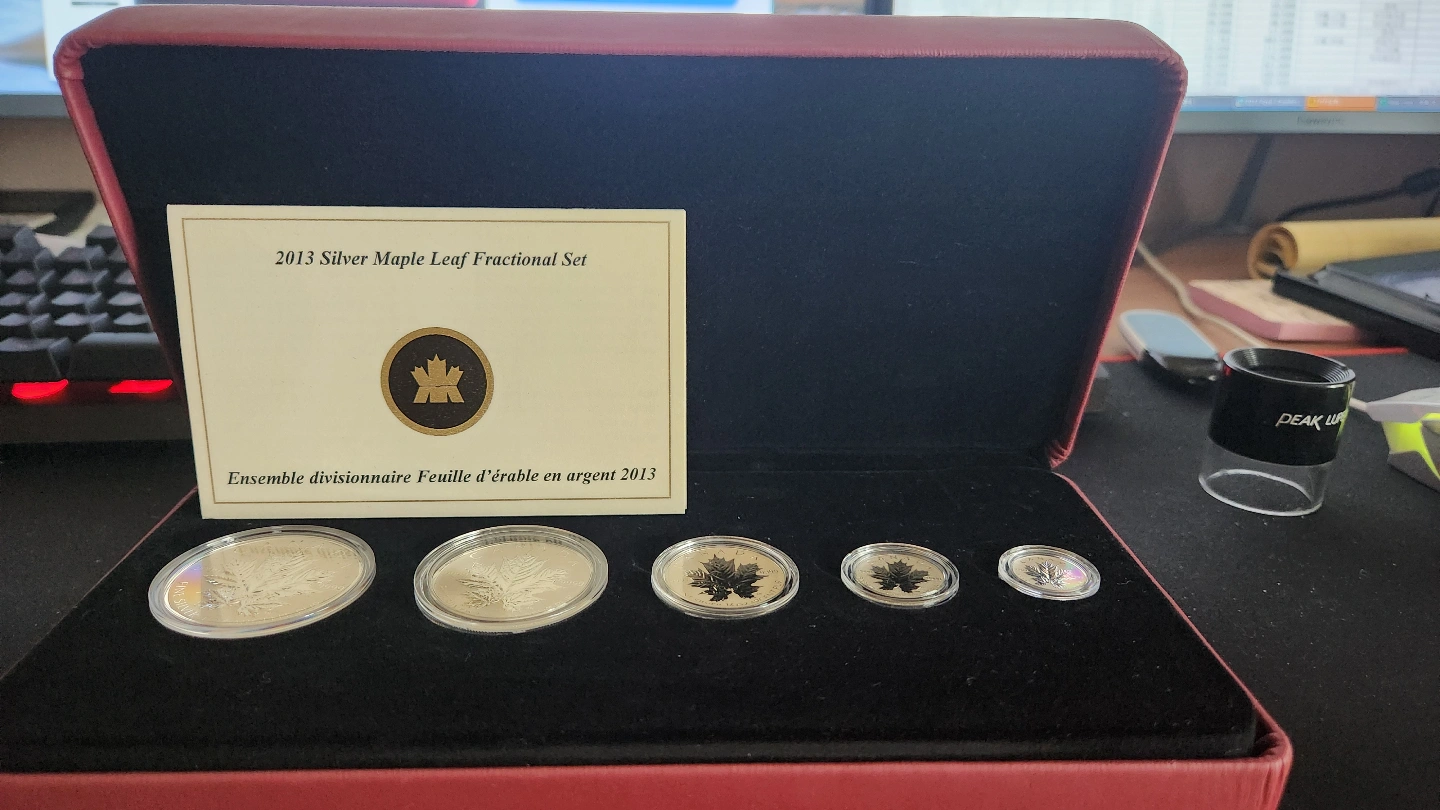 2013 메이플 리프 25주년 실버 리버스프루프 5코인 세트 | 취미/게임/음반 | 당근 중고거래