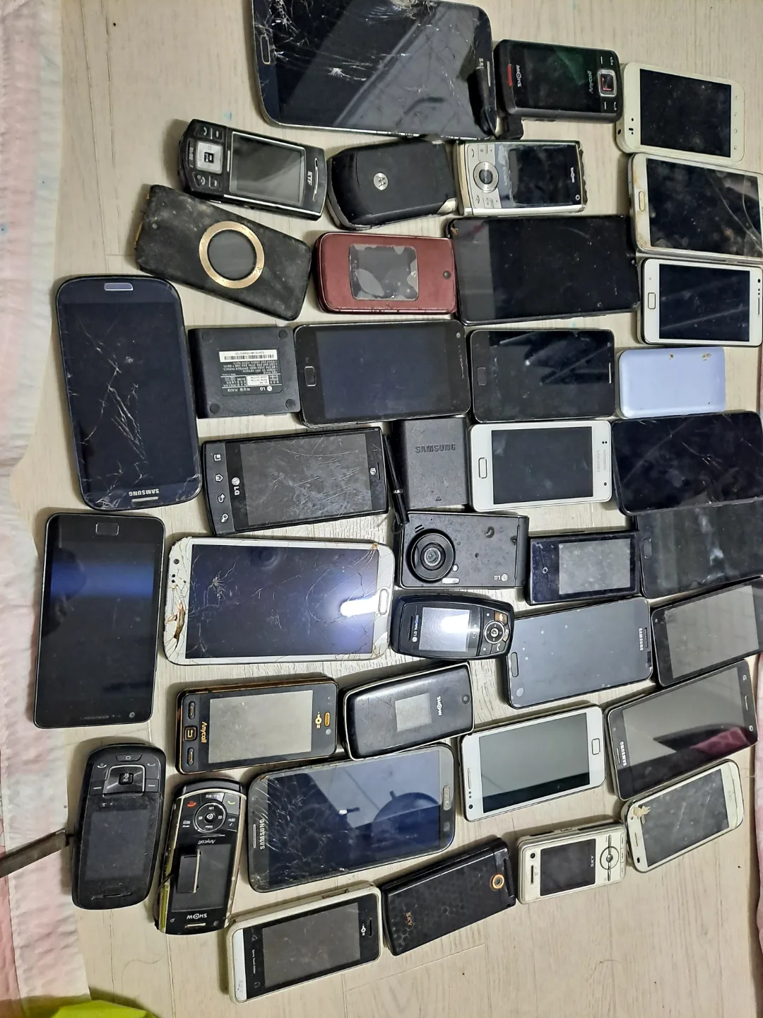 중고 스마트폰 모음