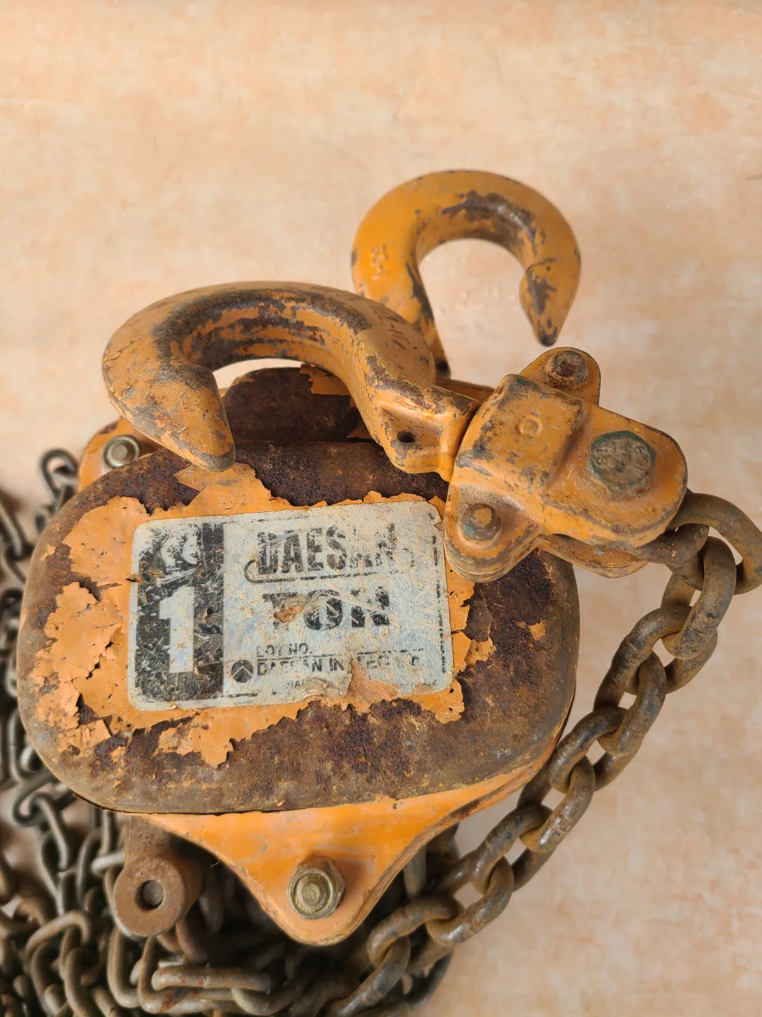 체인블록 1톤 중고