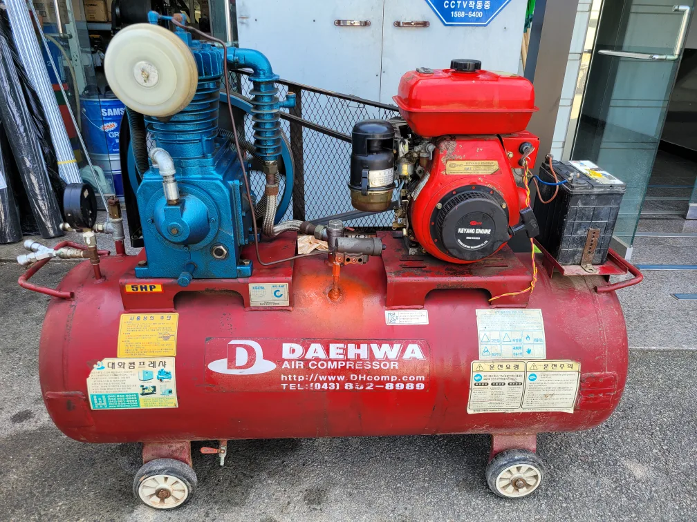 중고압 엔진콤프레샤 5마력