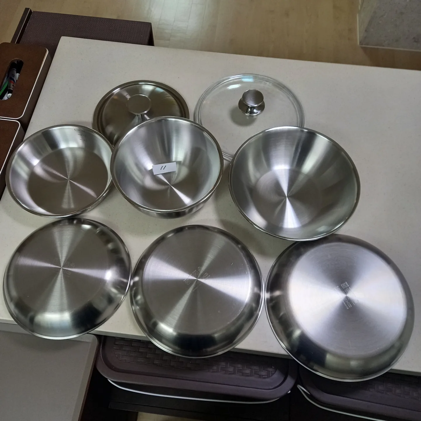 스텐 냄비 세트(중고)