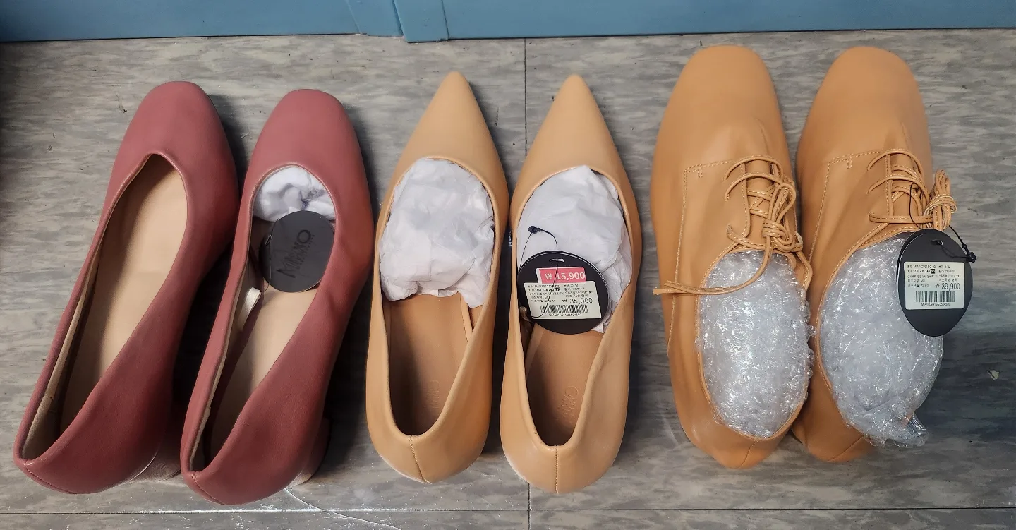 미쏘신발 3개 전체가격입니다