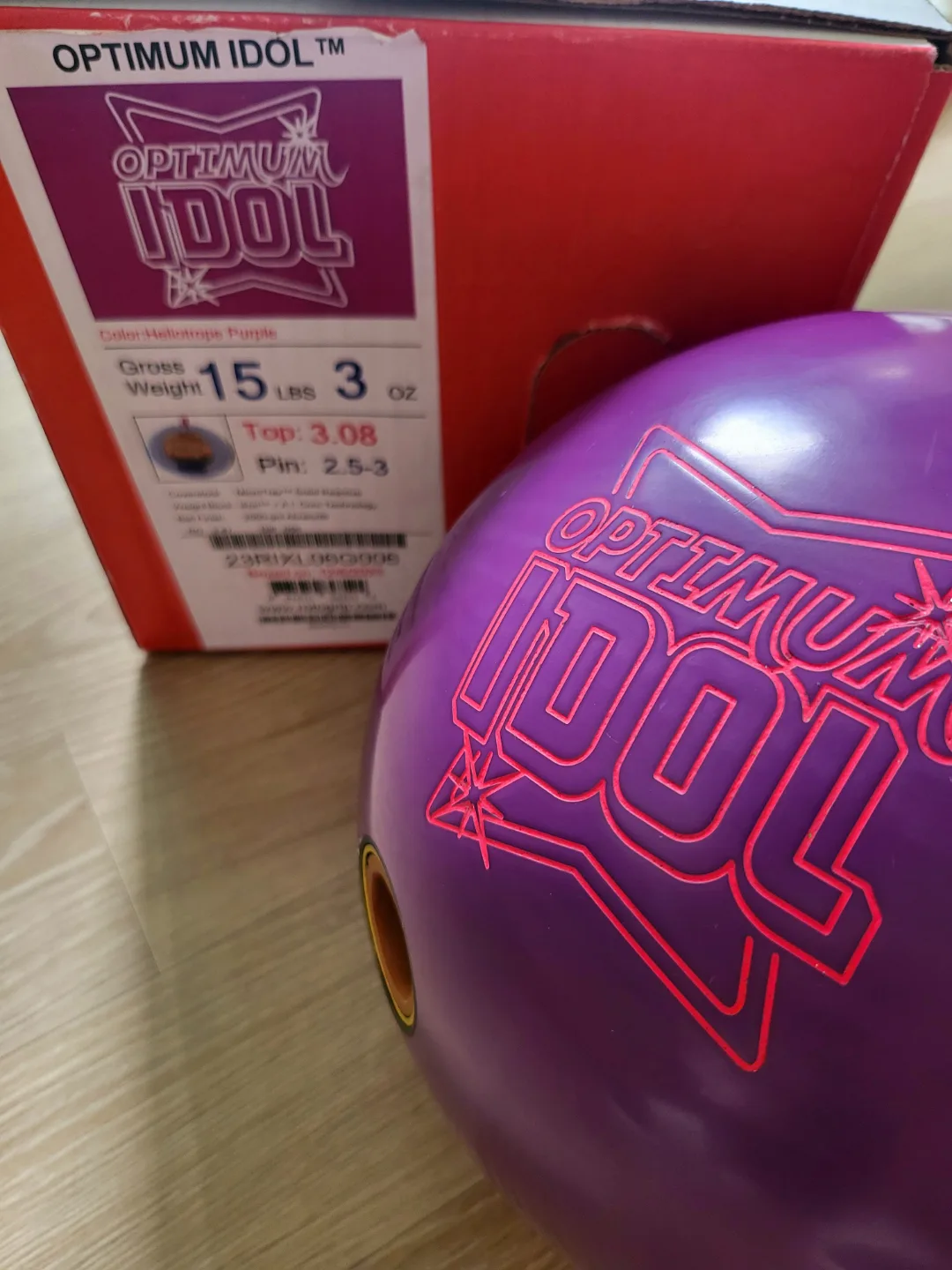 로또그립 옵티멈 아이돌 15p 볼링공 판매합니다