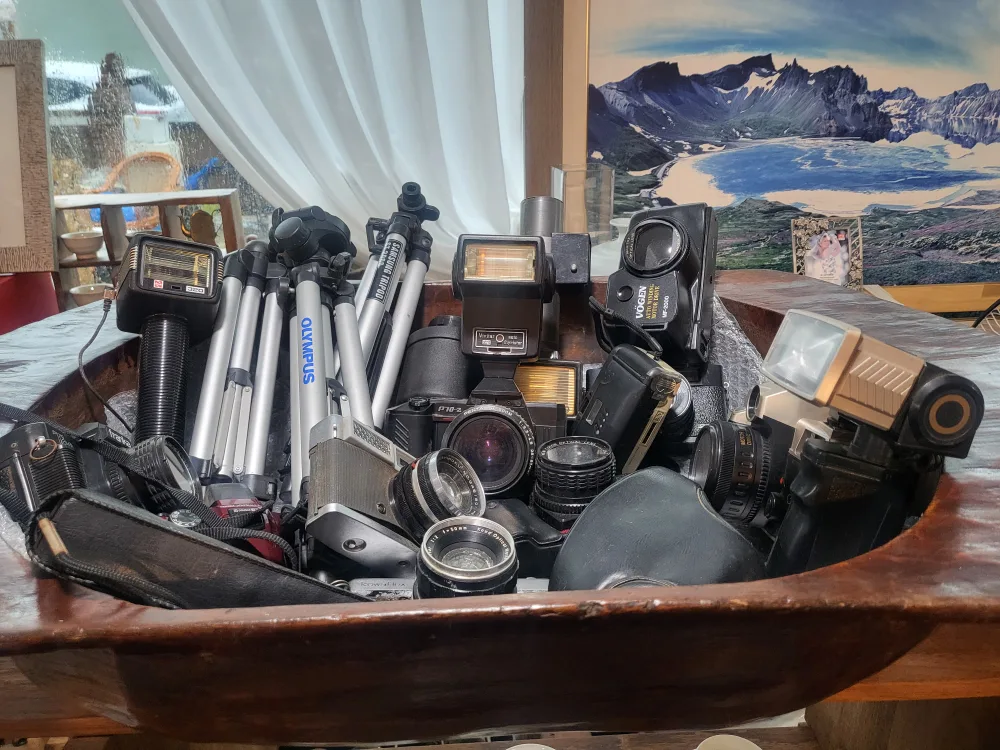 중고 카메라 세트