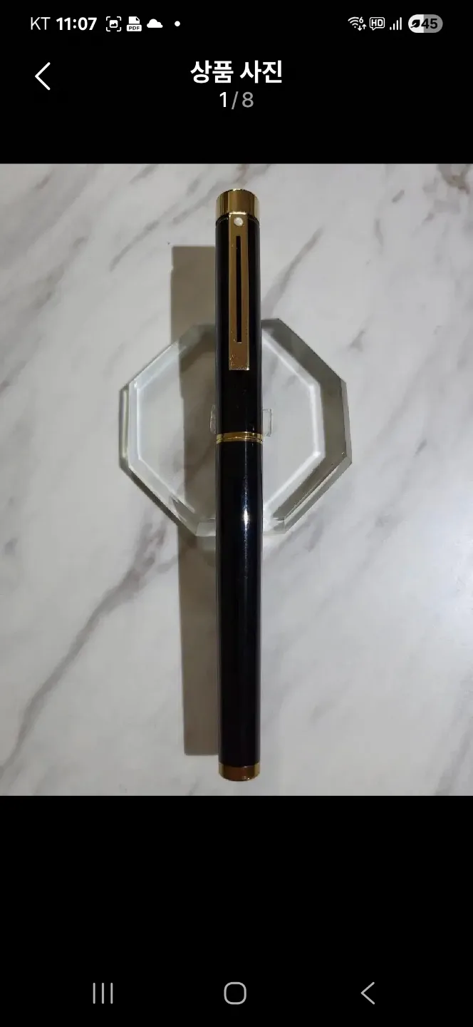 [빈티지] 쉐퍼 14K F닙 블랙 중고 만년필   P-36