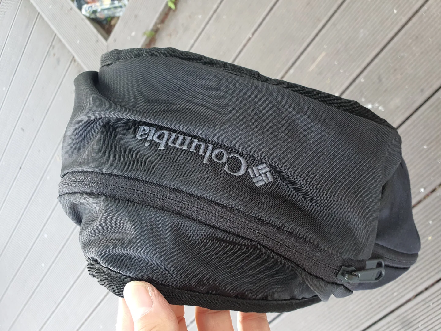 컬럼비아 등산 달리기 러닝 마라톤 라이딩 허리색 가방 백 빈티지 중고