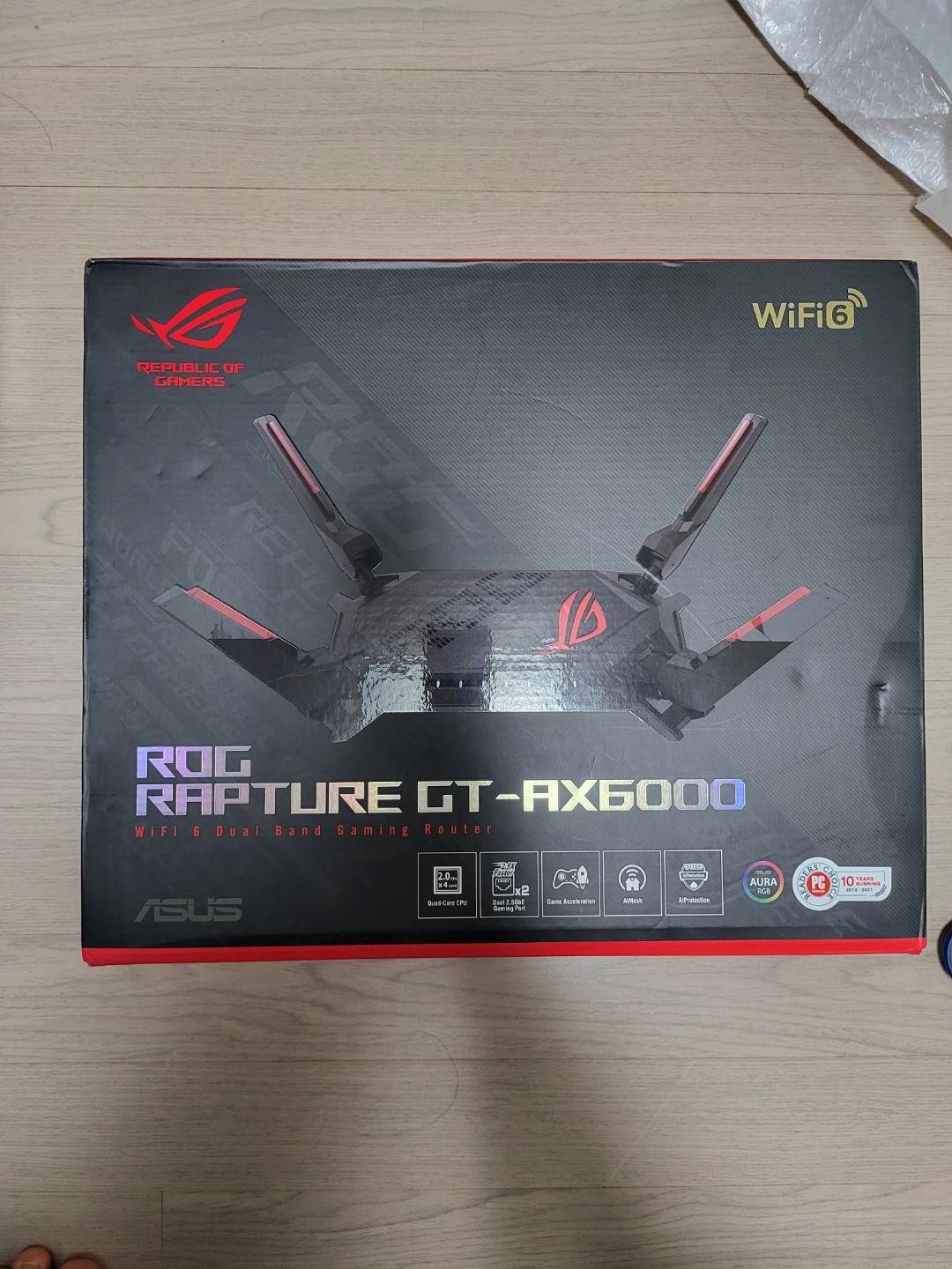 ASUS ROG GT-AX6000 WIFI6 게이밍 공유기 미개봉