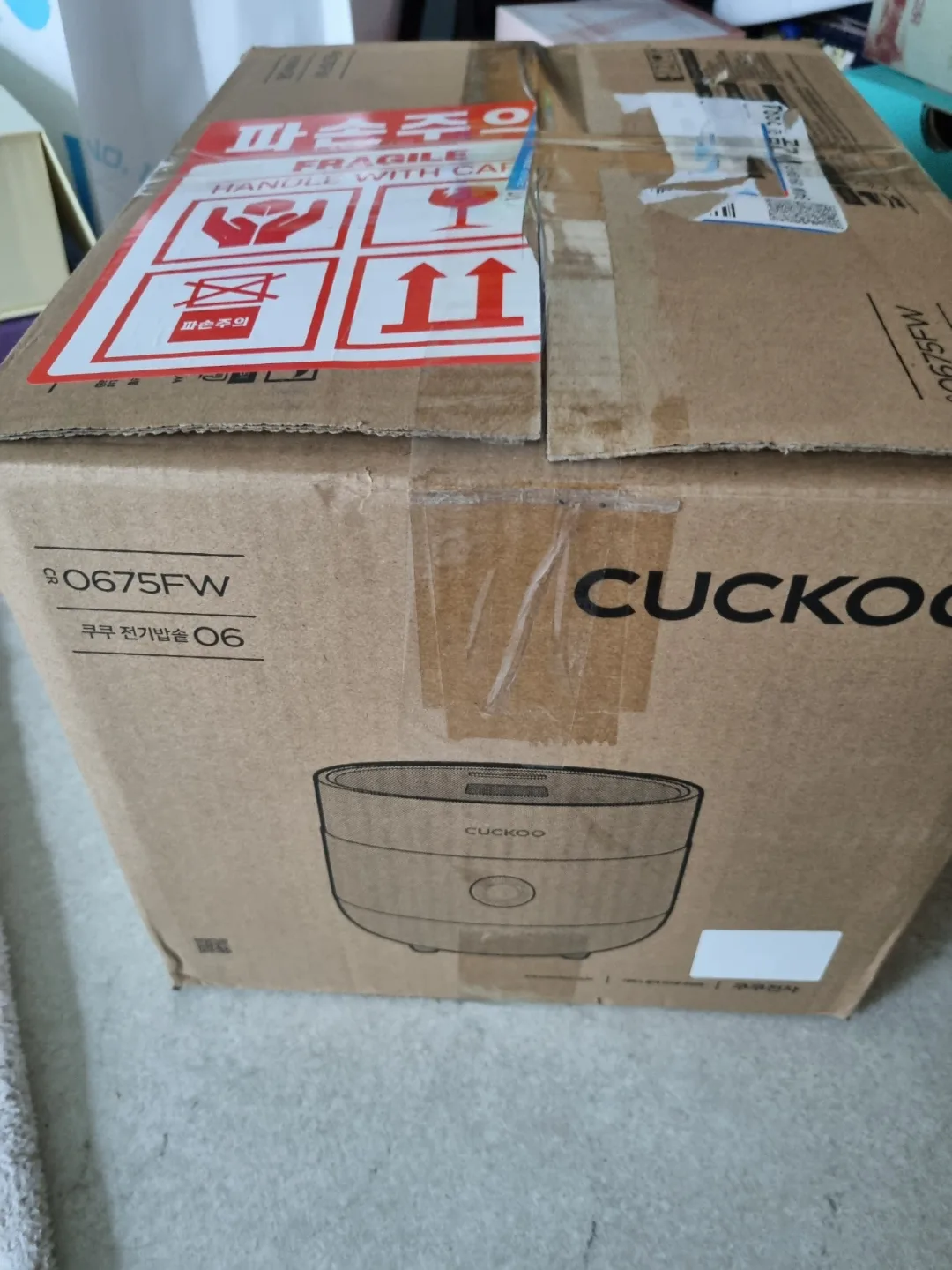 쿠쿠 6인용 전기밥솥 새상품