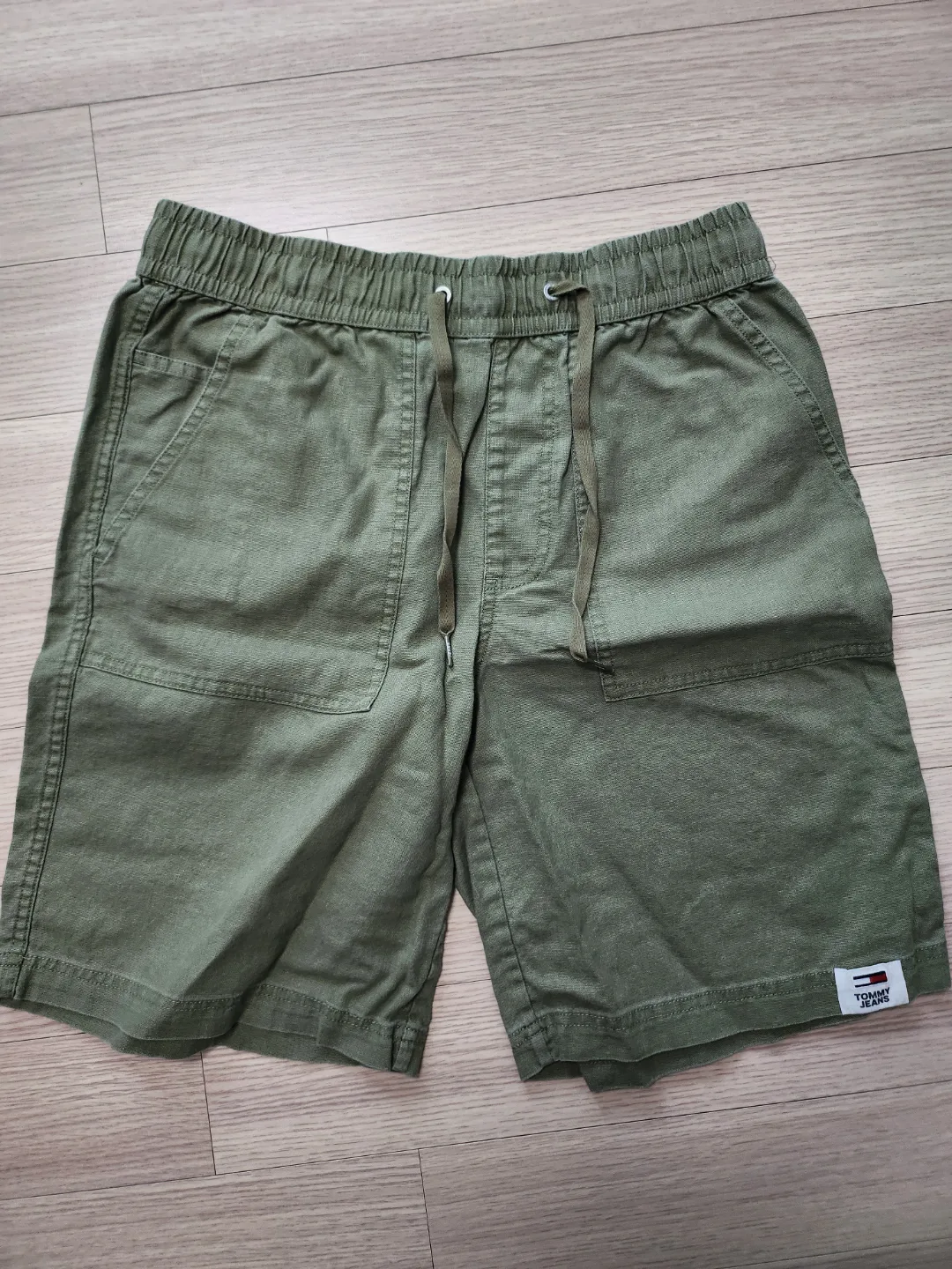 타미진스 남성 카키 반바지 중고