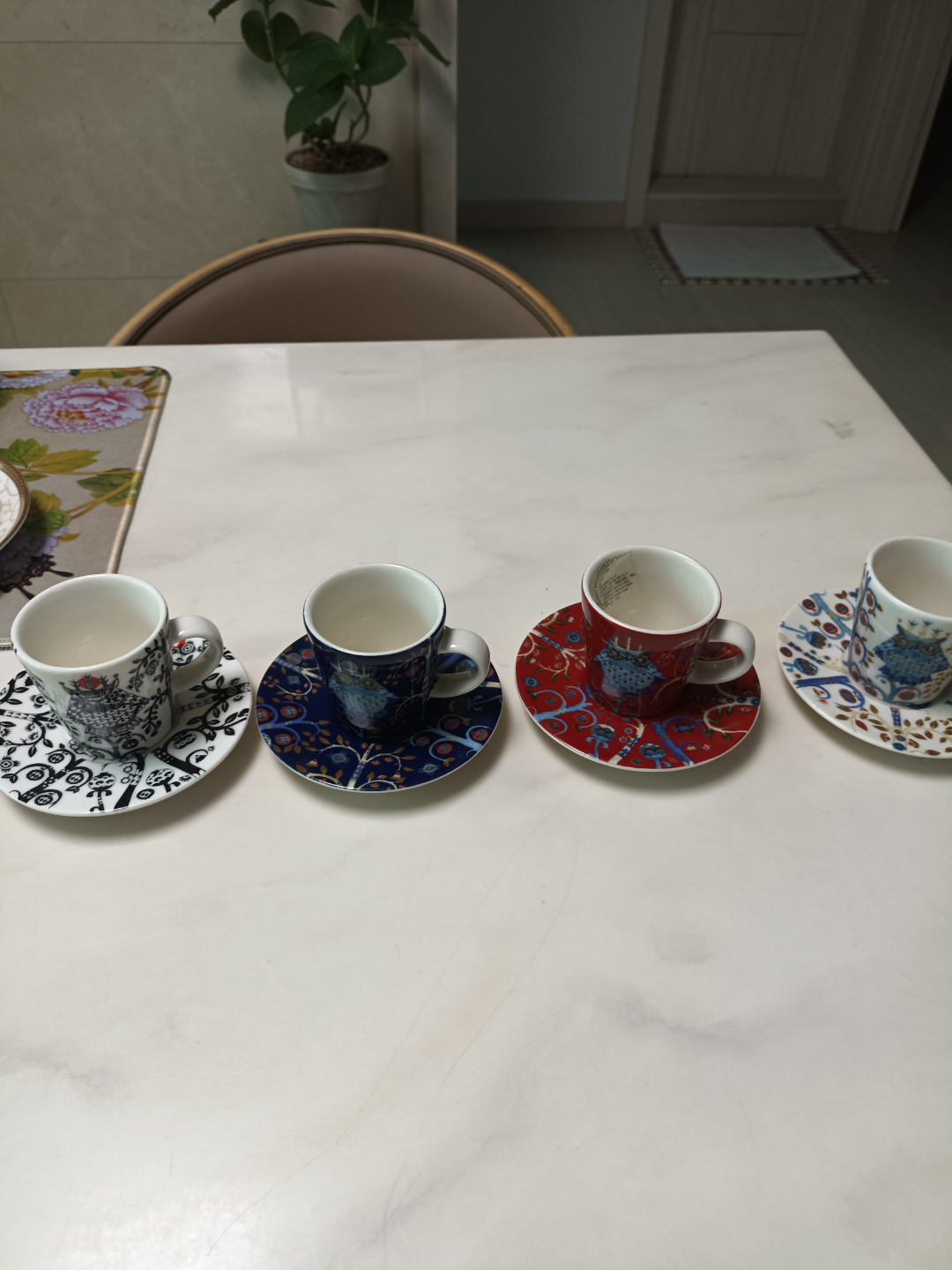 이딸라 에스프레소 잔 셋트 새상품