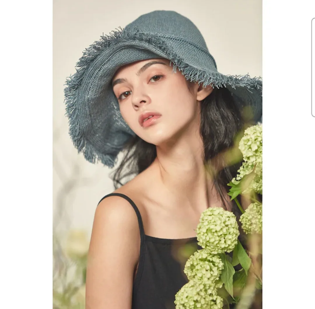 새상품 / 어템포 챙 넓은 모자 버킷햇 (휴양지, 바캉스)