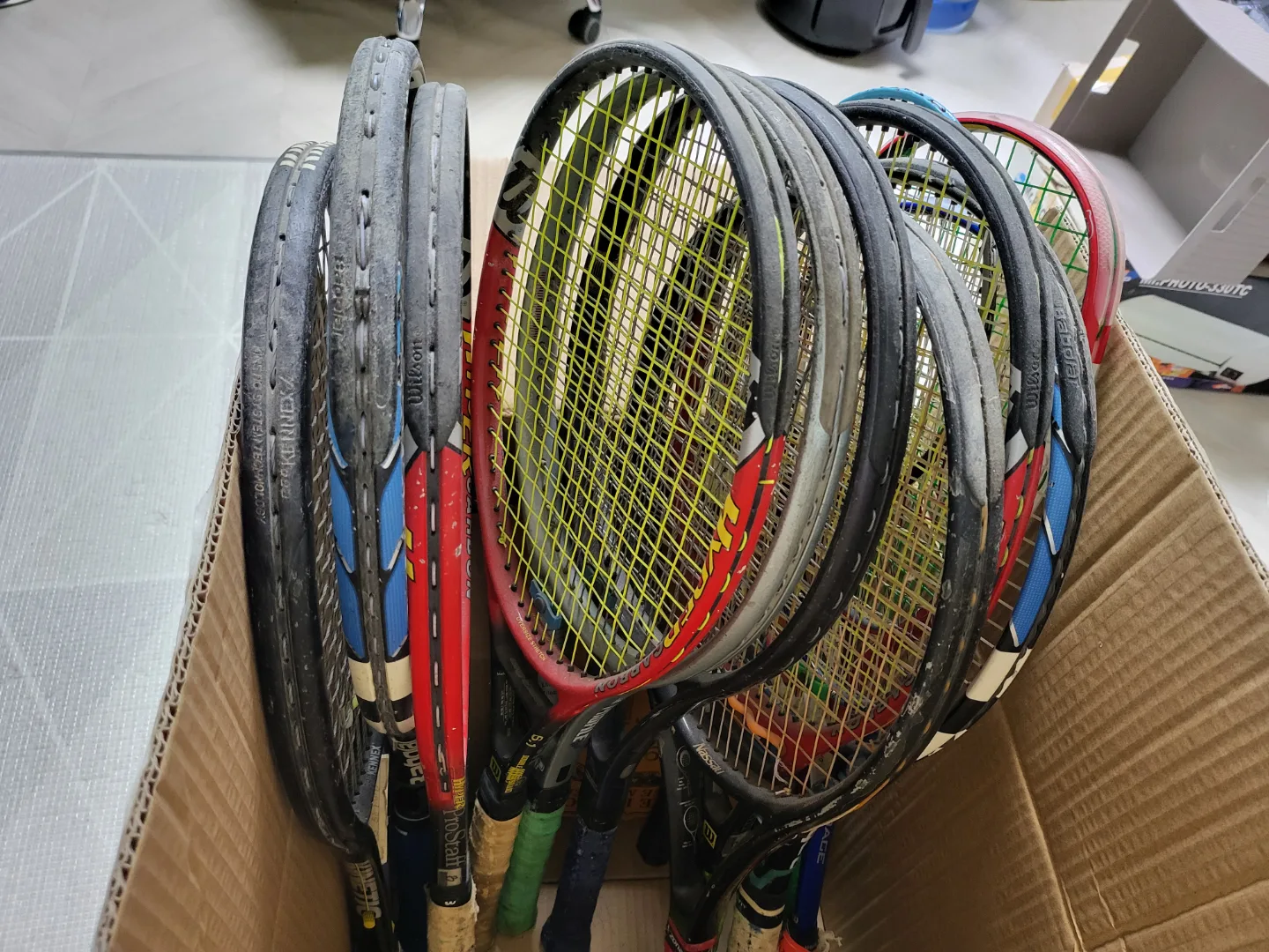 중고 테니스 라켓 무료나눔