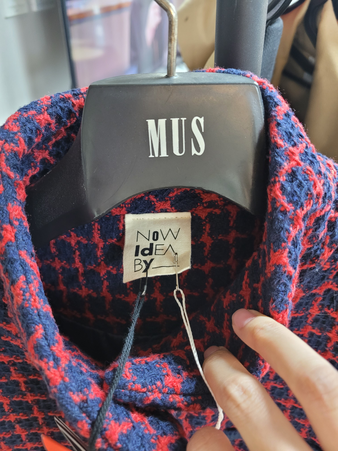 코인코즈 트위드 코트/ 새상품/옷장정리/55