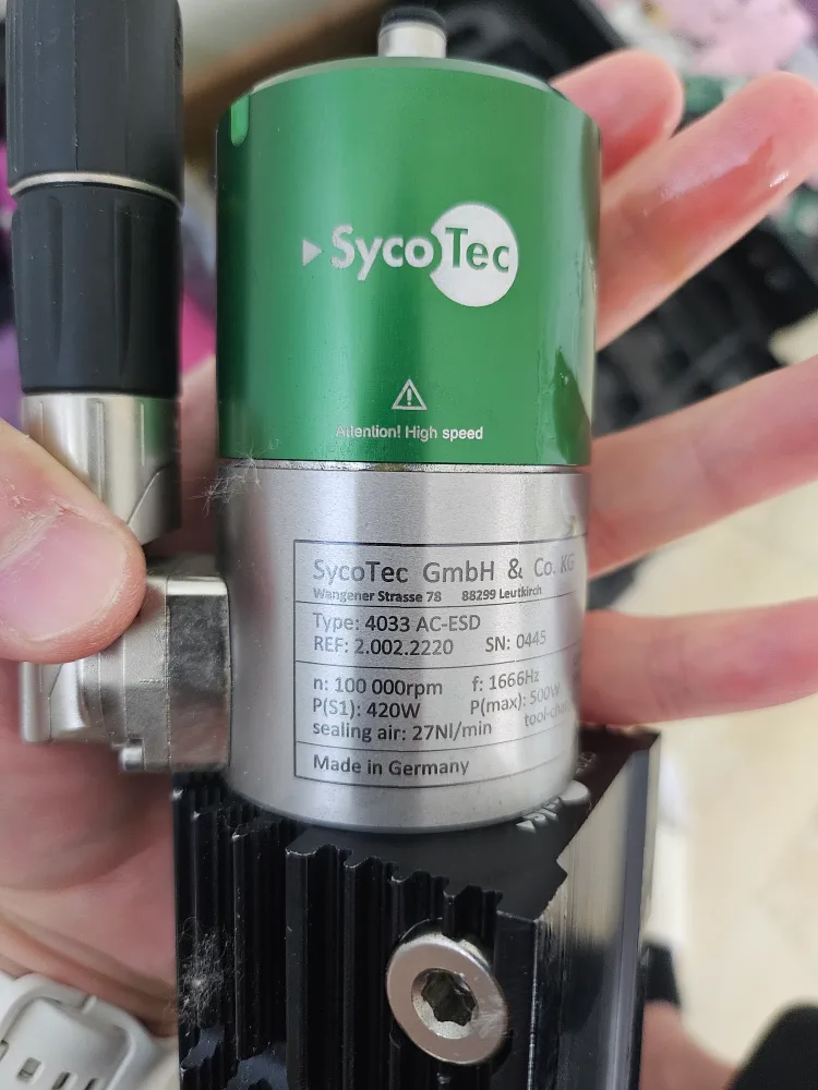 SycoTec 4033 AC-ESD 스핀들 (중고)