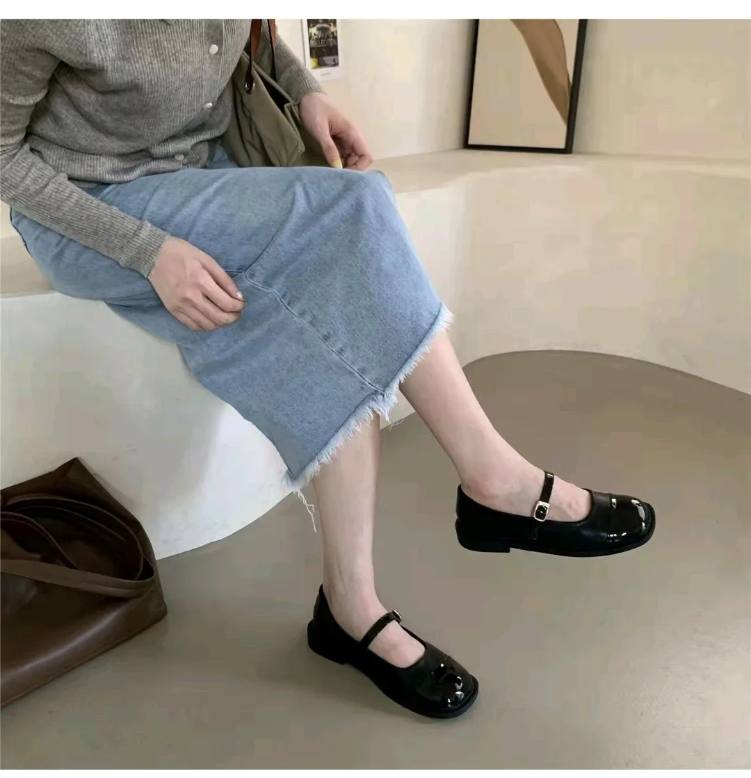 플랫슈즈 단화 230 중고등 아동 여성 신발 샌들 구두