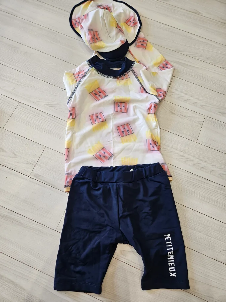 쁘띠뮤 아이스크림 래쉬가드 120