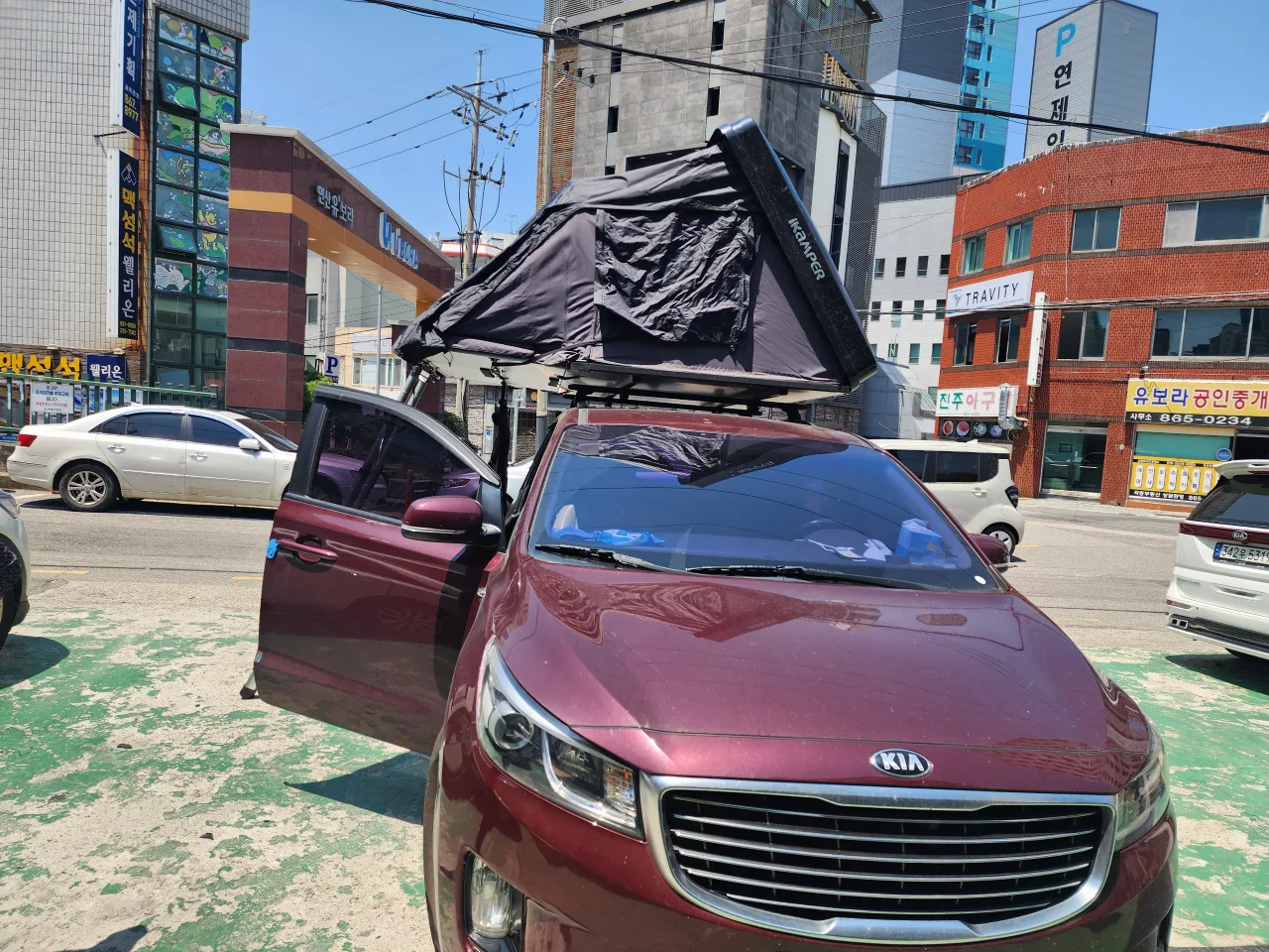 아이캠퍼3.0루프탑텐트 중고판매