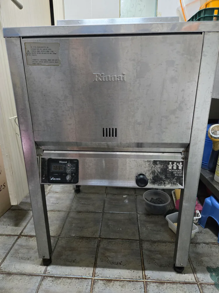 린나이 업소용 튀김기 (구형)도시가스용
