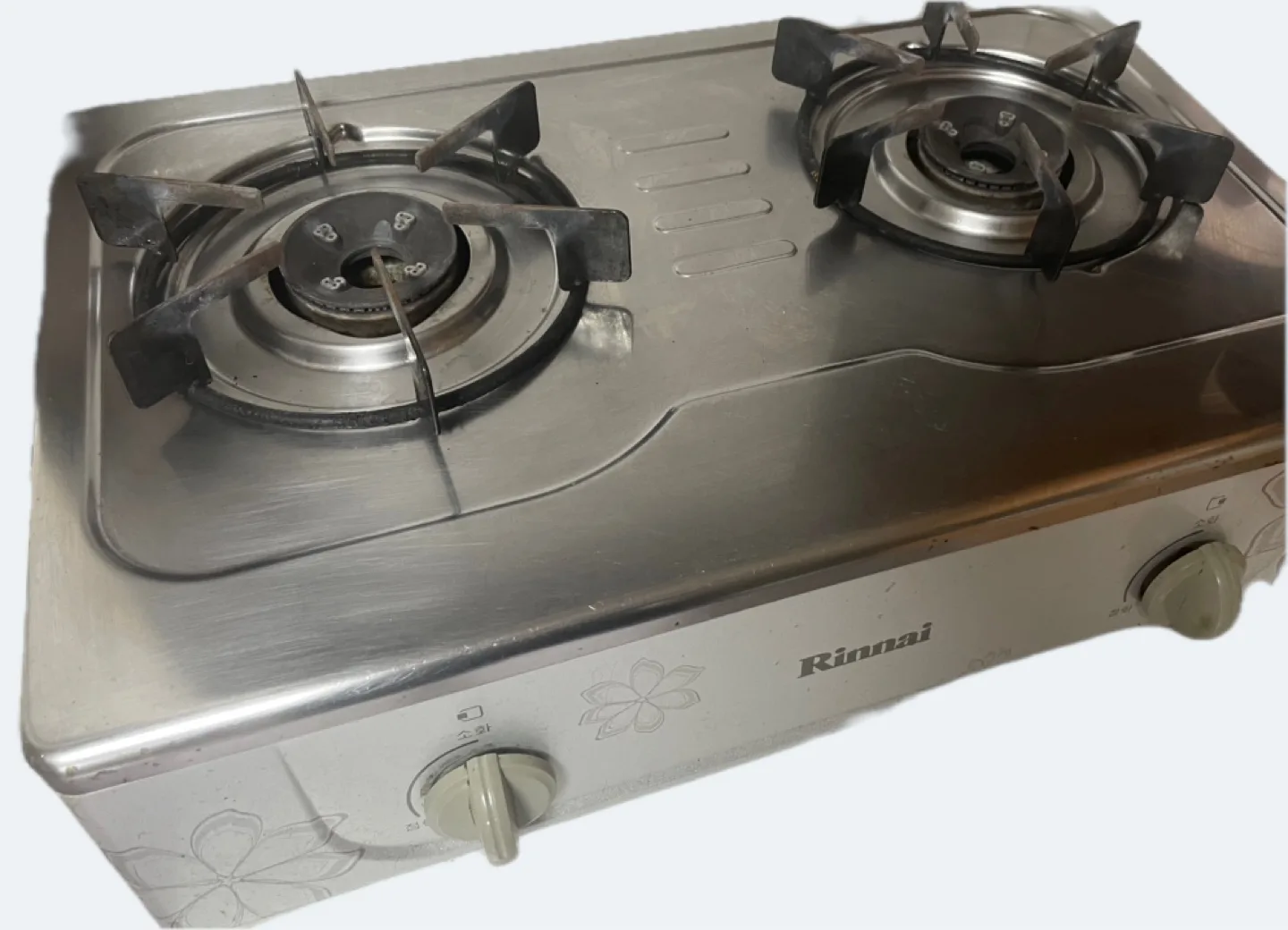 린나이 2구 가스레인지(중고)
