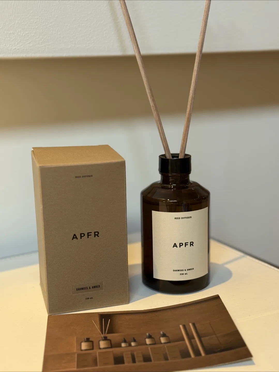 APFR 오크모스 앤 앰버 리드 디퓨저 - 오늘 오픈