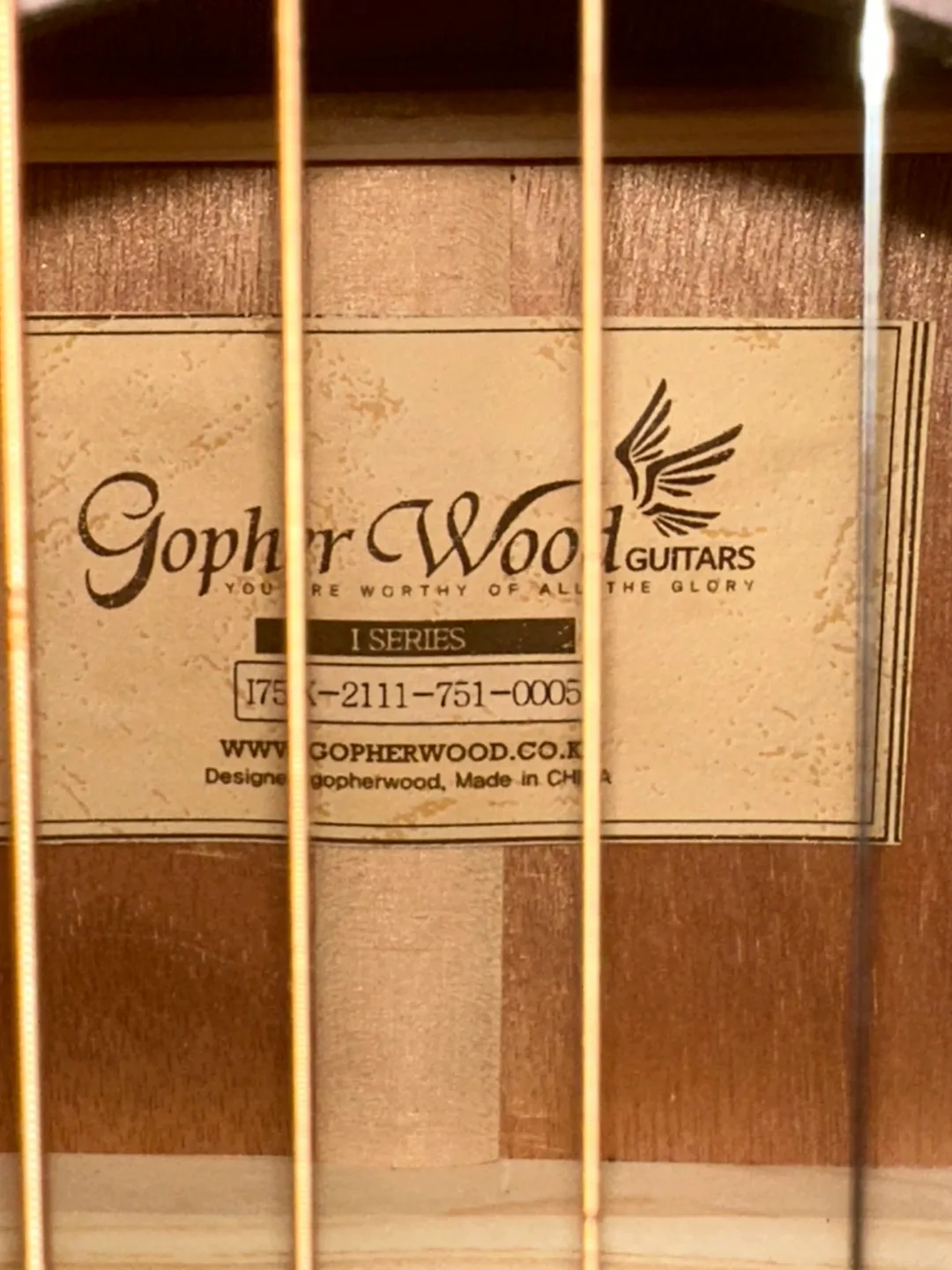 고퍼우드 i110 어쿠스틱 중고기타 (Gopher Wood i110 모델)