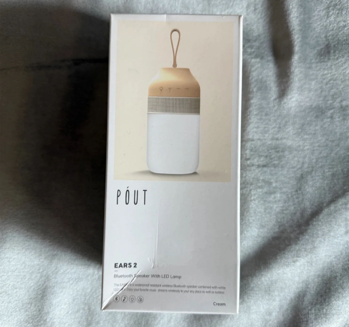 미개봉 POUT EARS 2 LED 조명 블루투스 스피커를 22000원에 팝니다