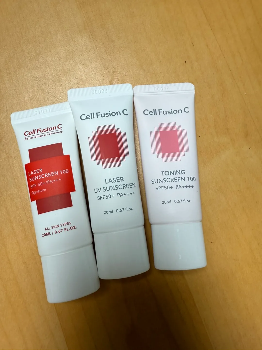 미개봉 일괄) 셀퓨전씨 선크림 3개