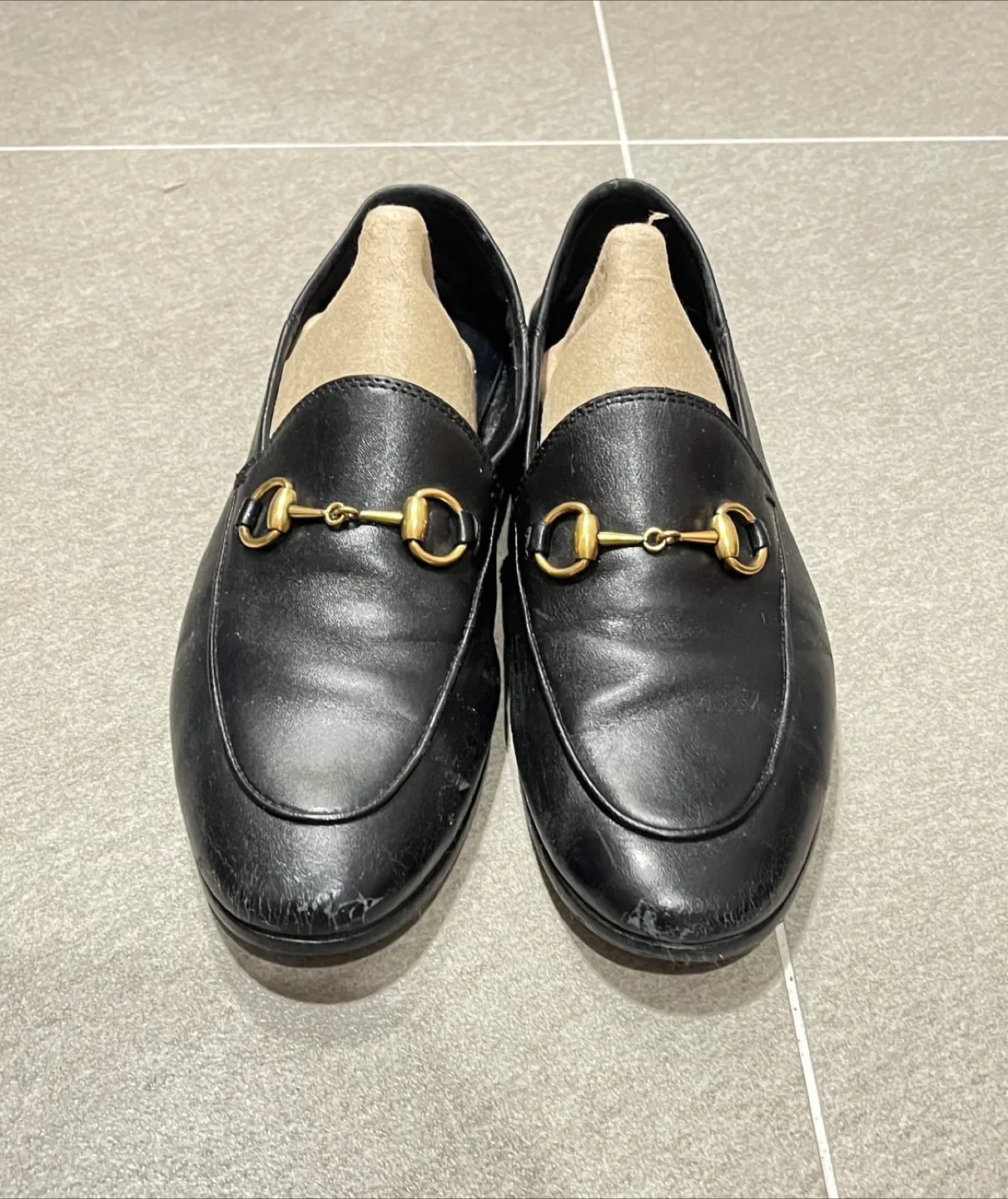 구찌 블랙 로퍼 34(210mm)