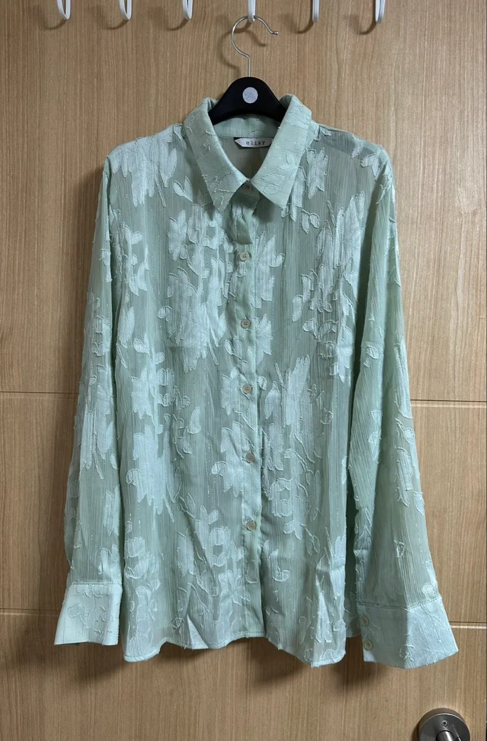 새제품/Clizy 클리지 시스루 블라우스