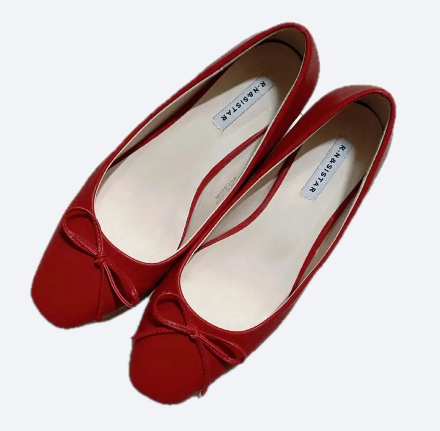 [R.N&SISTAR] 리본 플랫 슈즈 (250/ 굽 2cm)