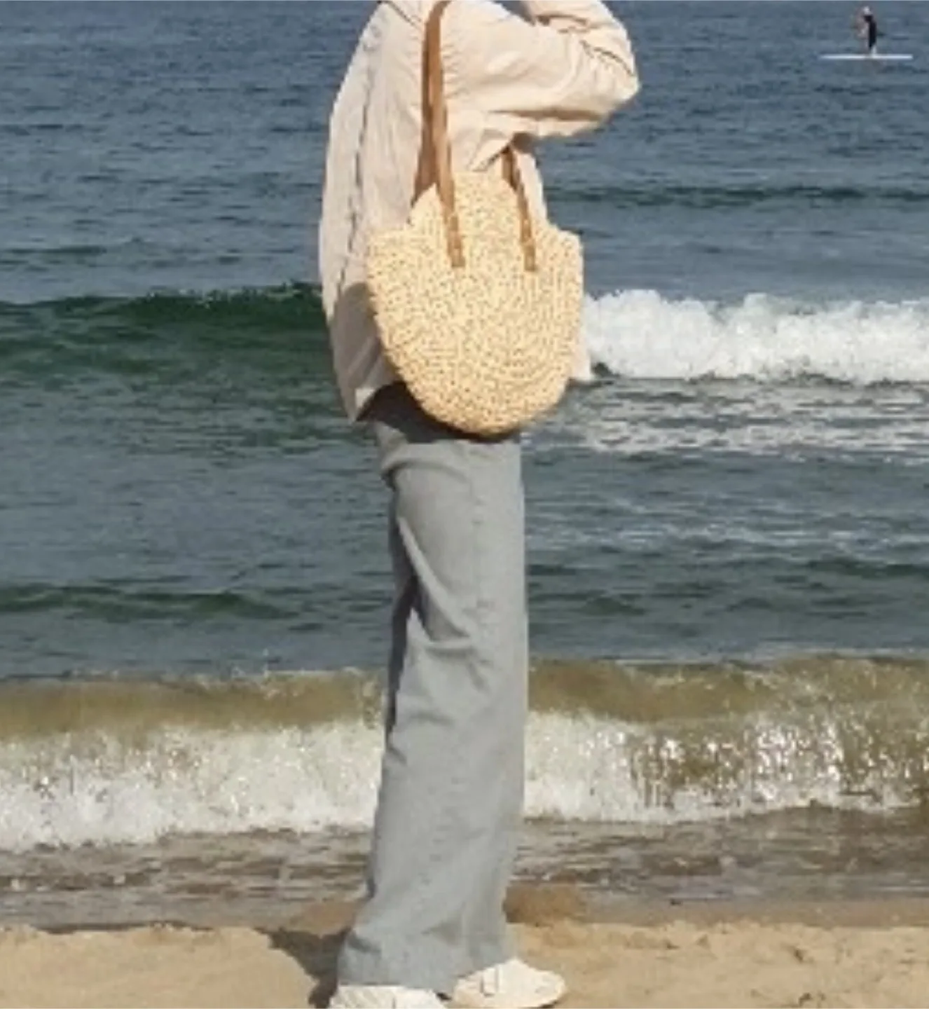라탄 가방 숄더백