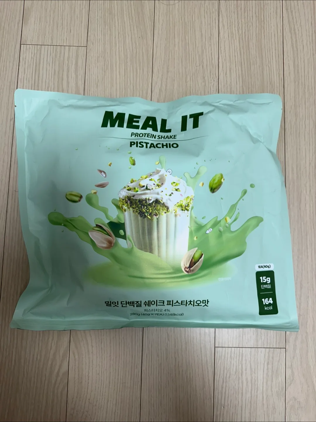 밀잇 단백질쉐이크 피스타치오 7개