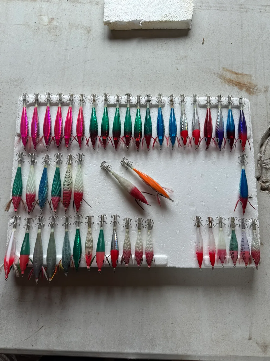 중고에기 요즈리 삼봉,레이져,틴셀 국산 에기 판매합니다