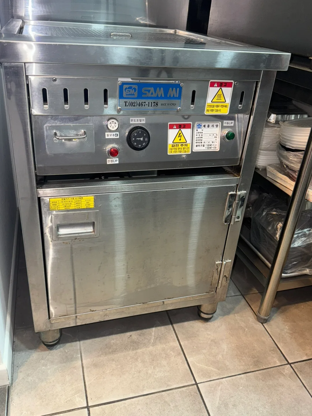 [직거래/업소용]워머기(떡찜기) 중고 판매합니다